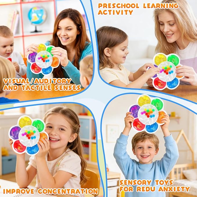 Christmas Color Sorting Sensory Toy for Toddlers 3-5 Years - Image 5