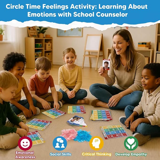 Garybank Emotional Bingo Game for Kids Social Skill Learning, Age 5+ - Image 5