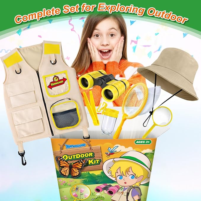 YOPINSAND Kids Explorer Kit & Bug Catcher Kit, Kids Outdoor Exploration Set - Image 3