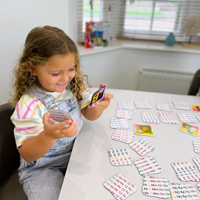 The Learning Journey: Match It! Memory - Alphabet - Capital and Lowercase Letter Matching Game with 26 Matching Pairs - Memory Games for Kids 3 and Up - Award Winning Toys - Image 6