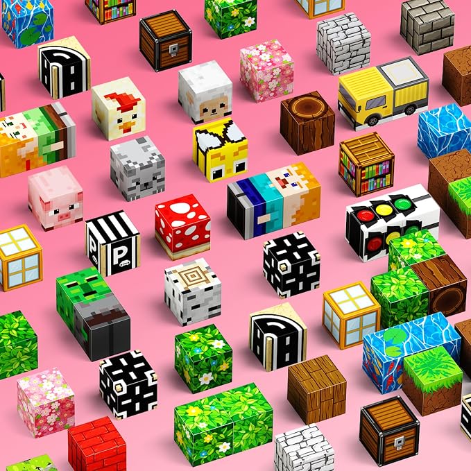 200PCS Magnetic Blocks, Building Cubes, Girls Kids Gifts Toys - Image 2