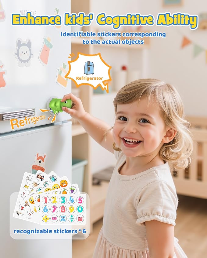 TEKFUN Dinosaur Talking Pen, 73 Phonics Cards, 6 Stickers for Toddlers - Image 3