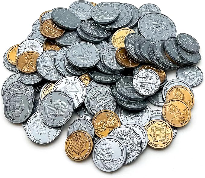Teacher Created Resources Play Money: Assorted Coins (TCR20639), Multi (20639) by TeacherCreatedResourcesOS