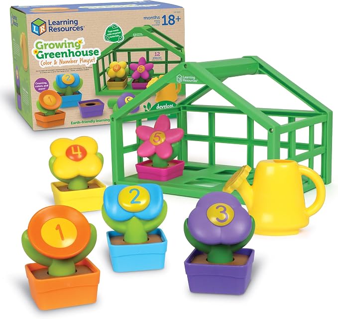 Learning Resources Growing Greenhouse Color & Number Playset by LearningResources