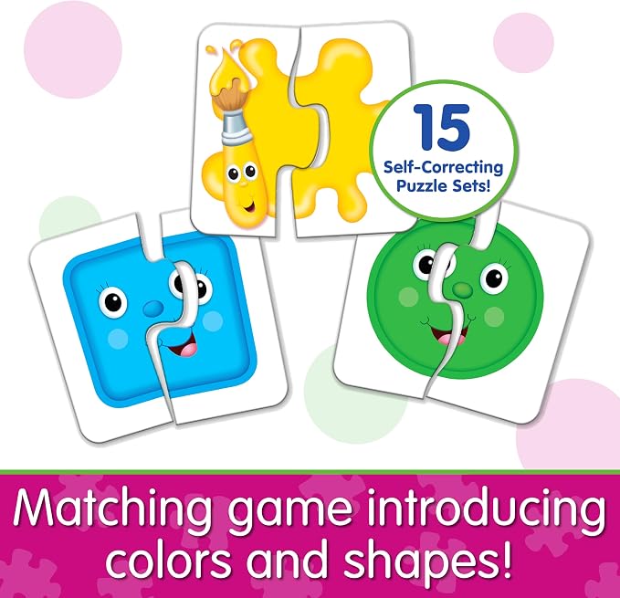 The Learning Journey: My First Match It - Colors and Shapes- 15 Piece Self-Correcting Matching Puzzles - First Learning Toys for Toddlers 2-5 - Award Winning Toys - Image 2