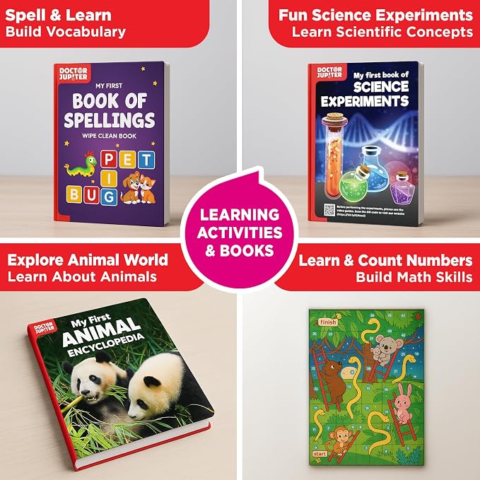 Doctor Jupiter Ultimate Gift Set of Learning for Girls Ages 4-6 - Image 4