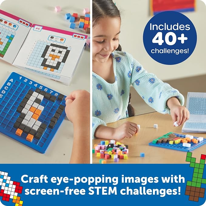 Learning Resources STEM Explorers Pixel Art Challenge - Image 2