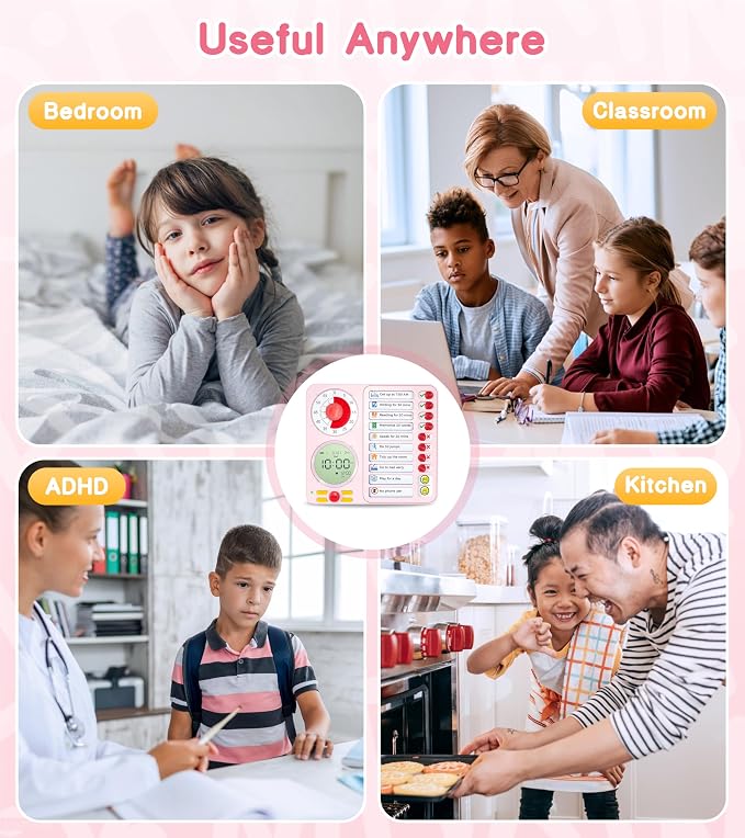 Herloreen Visual Timer for ADHD, Chore Chart & Task Planner for Kids,Adults - Image 5