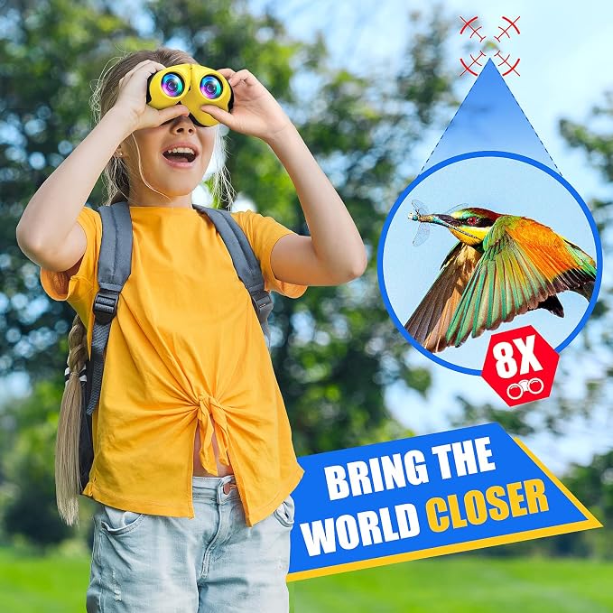 LET'S GO! Binocular for Kids, Compact High Resolution Shockproof Binoculars - Image 2