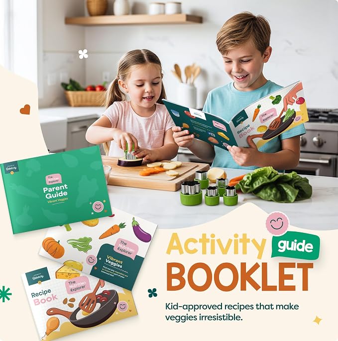 Baketivity Vibrant Veggies Kids Nutrition Kit STEM Birthday Gifts for Kids - Image 5