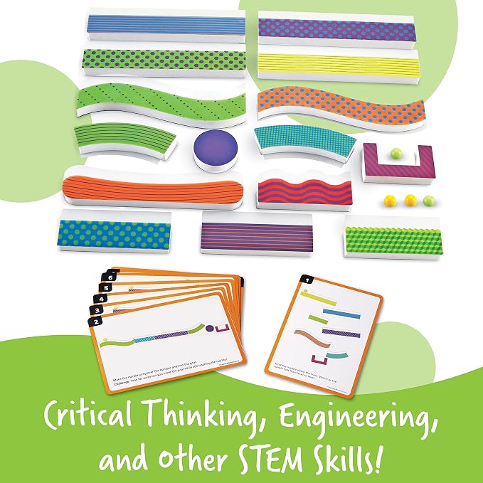 Learning Resources Tumble Trax Magnetic Marble Run - Image 5