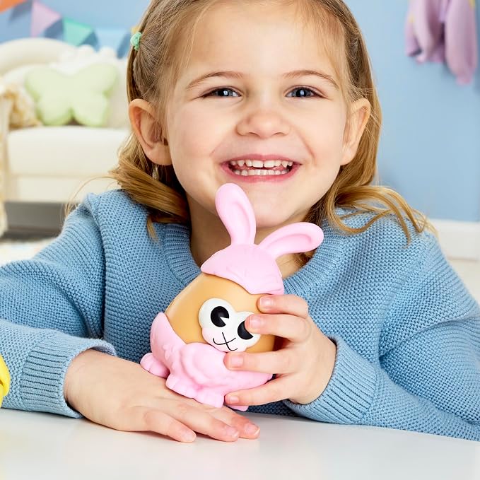 Potato Head Bunny & Chick Tots with 12 Mix and Match Pieces, Two 3-Inch Potato Bodies with 10 Accessories, Preschool Toys for Girls and Boys 2+ – Easter Basket Stuffers - Image 10