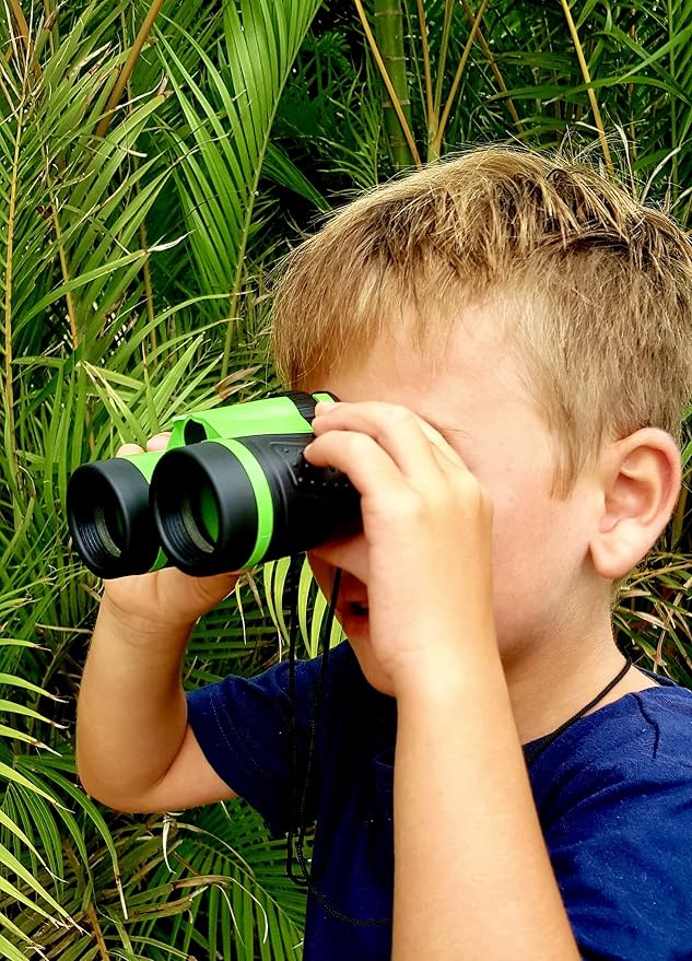 Adventure Kidz Outdoor Exploration Kit, Children’s Binoculars with Case, Flashlight, Compass, Whistle, Magnifying Glass, Backpack. Great Kids Gift Set for Camping, Hiking, STEM and Pretend Play - Image 3