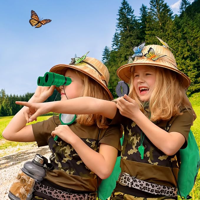 ESSENSON Kids Explorer Kit - Adventure Kit for Kids, Outdoor Explorer Kit with Binoculars, Summer Outdoor Toys for Kids Ages 4-8 - Image 6