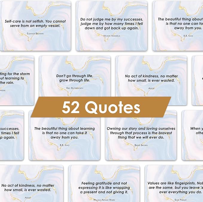 Mind Brain Emotion 52 Essential Gratitude Attitude: Journal & Conversation Cards to Boost Mood & Mindset - Empowering Prompts, Self-Help Affirmations, and Insightful Quotes - for Kids & Adults - Image 6