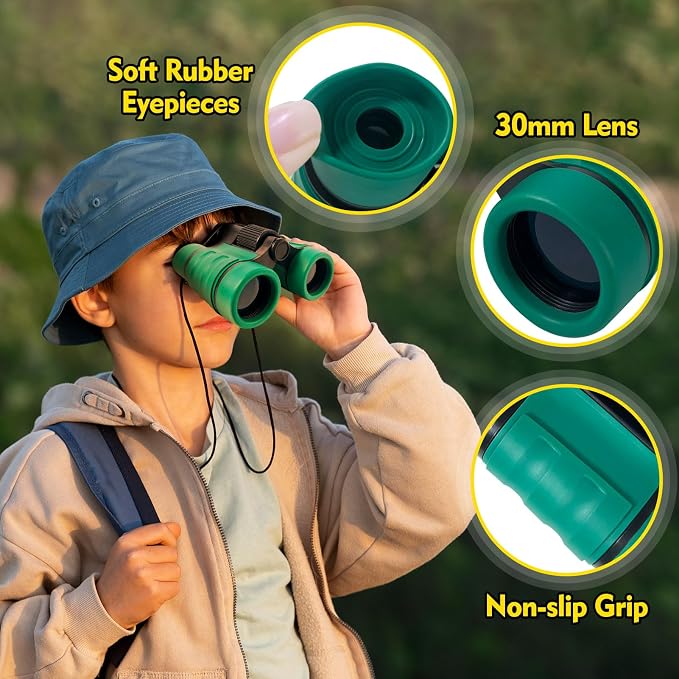 Binoculars for Kids, Kids Binoculars for 3-12 Boys Girls, Outdoor Toys - Image 4