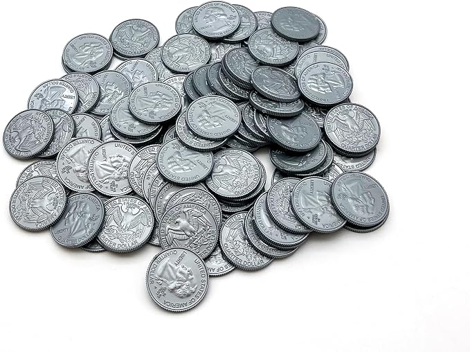 Teacher Created Resources Play Money: Quarters (TCR20656) by TeacherCreatedResourcesOS
