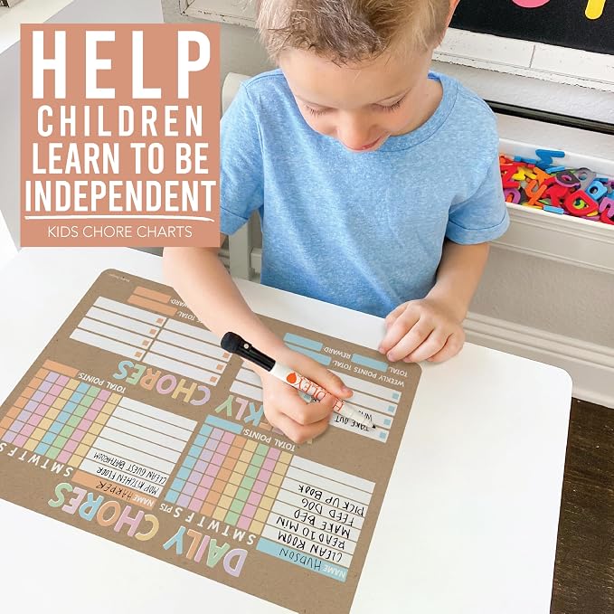 Magnetic Chore Chart for Kids Multiple Kids, Chore Board Adults and Teens - Image 3