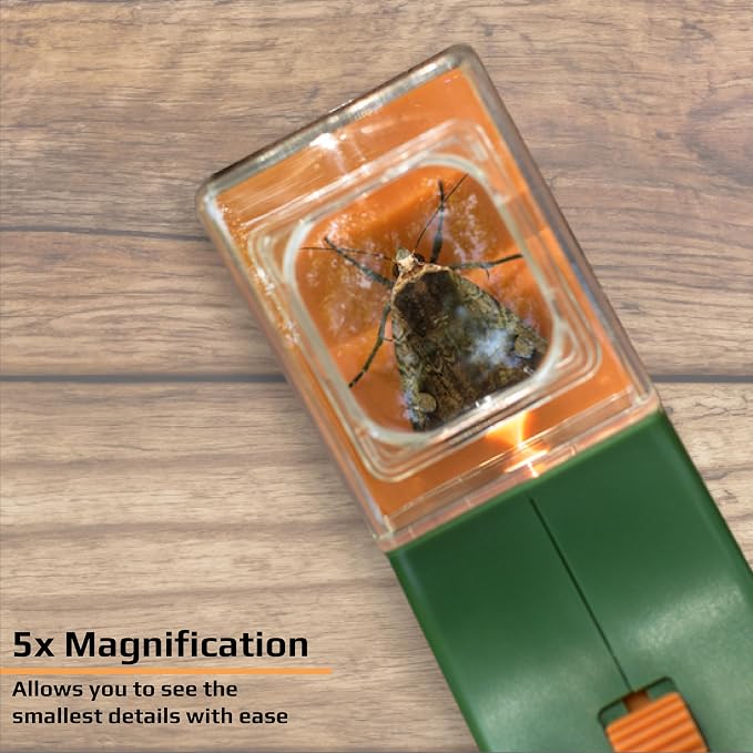 Carson BugView 5x Magnifier Quick-Release Bug Catching Tool - Image 6