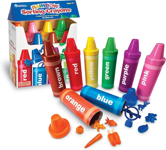 Learning Resources Rainbow Sorting Crayons by LearningResources