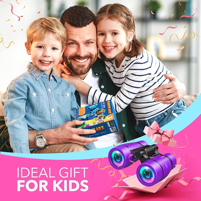 Girls Toys Age 3-7: LET'S GO! Compact Bird Watching Binoculars for Kids Ages 3 4 5 6 7 Year Old Girl Boy Gifts Idea Outside Travel Educational Toy for Kid Preschool Toddler Stocking Stuffers - Image 6
