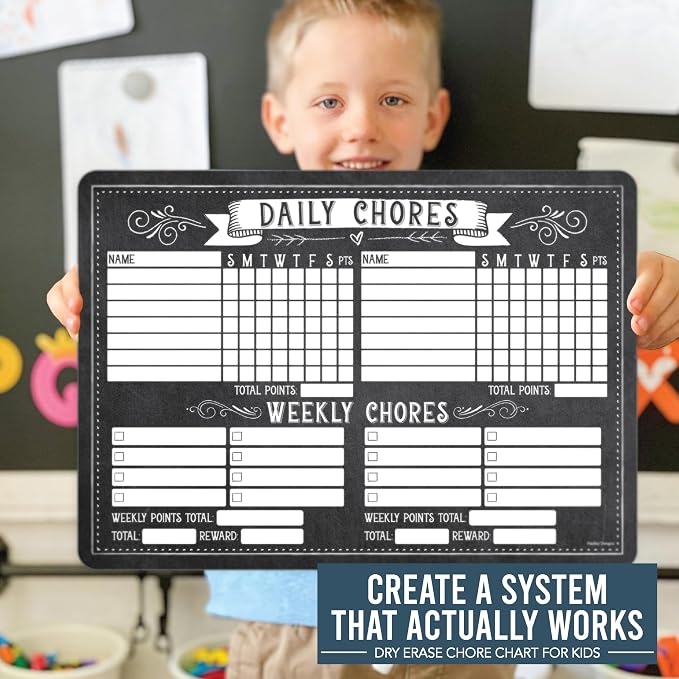 Magnetic Chore Chart for Kids Multiple Kids, Chore Board Adults and Teens - Image 9