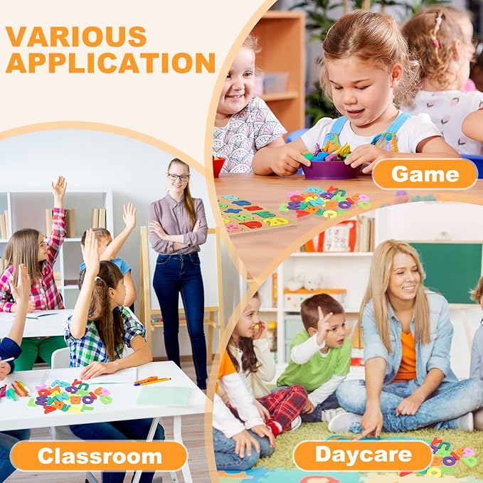 2 Pack Wooden Puzzles, Toddlers Alphabet Number Puzzles, ABC Learning Toys for Kids Ages 3-5, Preschool Learning Activities Gift Set for Boys & Girls - Image 6