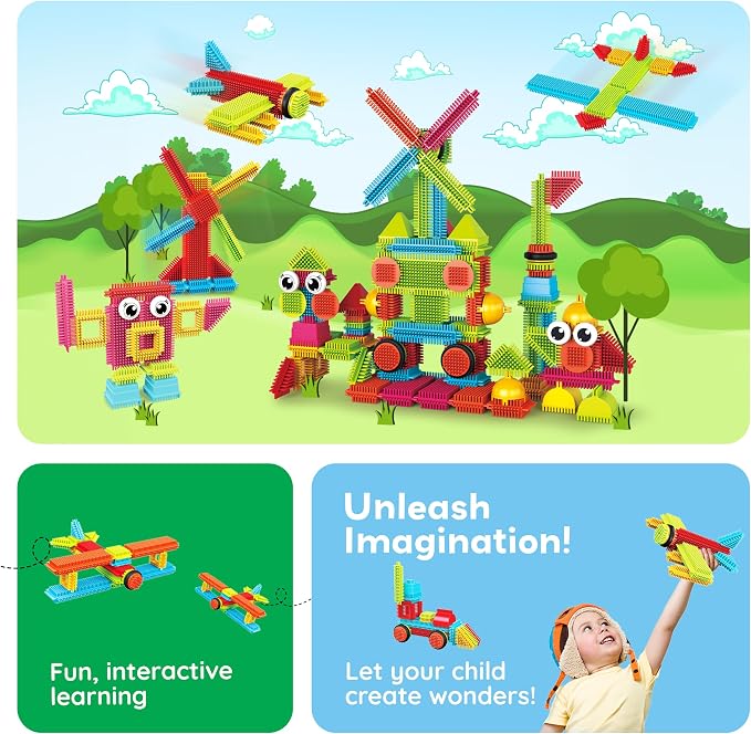 PicassoTiles Toys 112 Piece Hedgehog Blocks STEM Building Tiles Set Construction Learning Toy Stacking Interlock Block, Creativity Beyond Imagination, Inspirational, Recreational, Educational PTB112 - Image 5