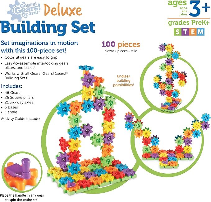 Learning Resources Gears Deluxe Building Set - Image 8