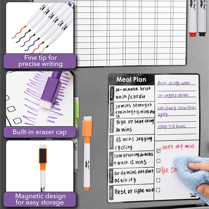 Mr. Pen- Magnetic Dry Erase Chore Chart for Fridge - Image 3