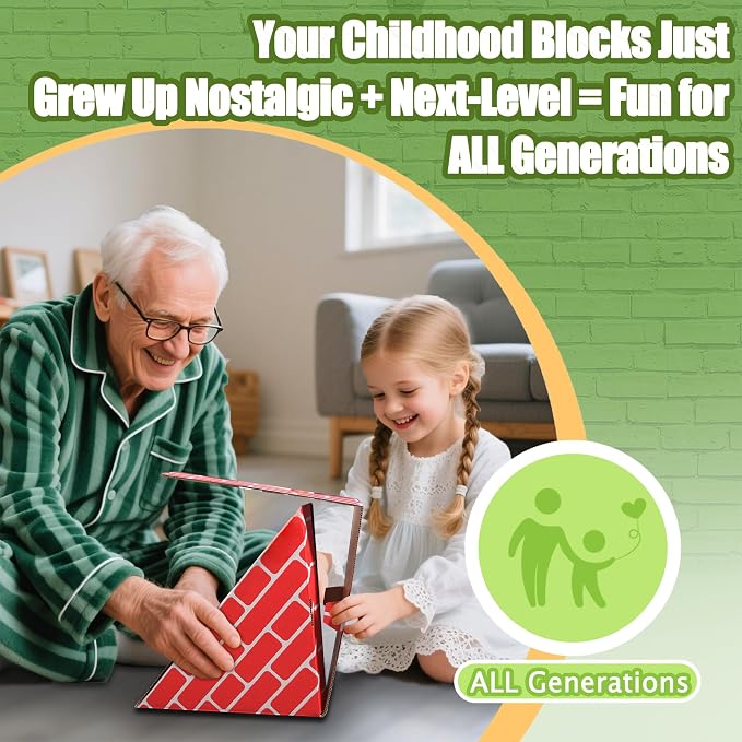 26-Pack Cardboard Building Blocks for Kids: Heavy-Duty Jumbo Stacking Gifts - Image 8