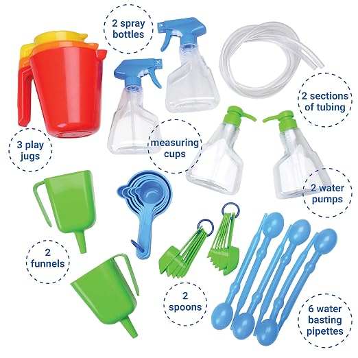 Constructive Playthings Measure and Pour Water Play Preschool Science Kit - Image 3