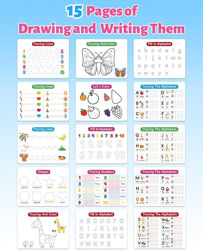 Benresive Busy Book for Toddlers 3-5, Preschool Learning Activities Book - Image 5