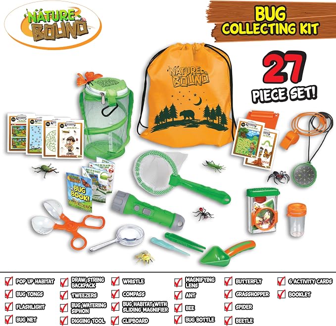 Nature Bound Ultimate Bug Hunter Kit: 27-Piece Insect Collecting Set for Kids – Outdoor Adventure, Catching & Learning Toy - Image 4