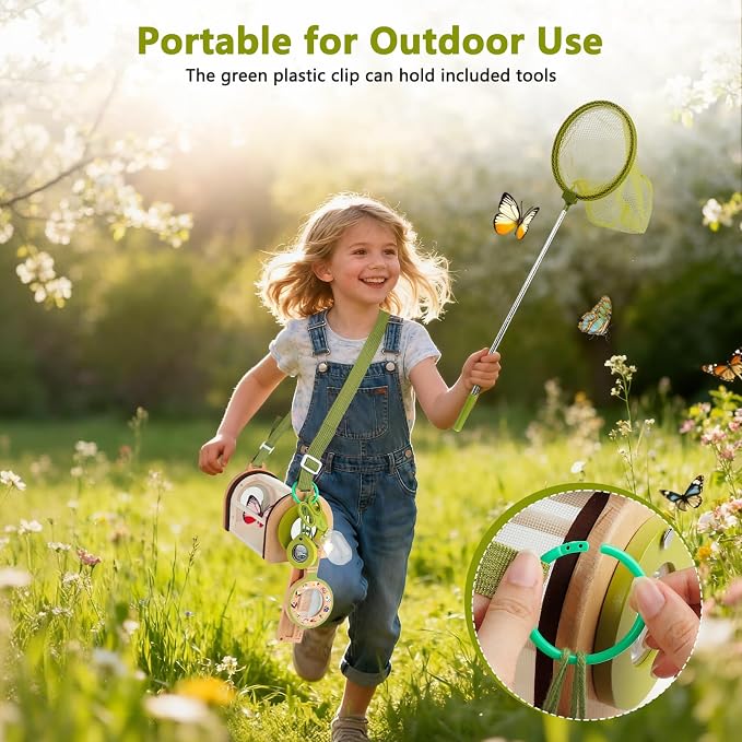 Wooden Bug Catcher Kit for Kids 3+, Bug Catching & Outdoor Explorer kit - Image 4