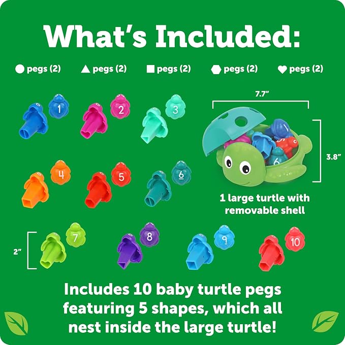 Learning Resources Seymour the Counting Shapes Sea Turtle - Image 5