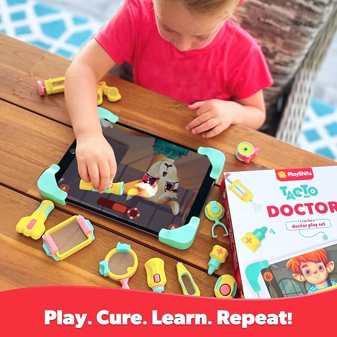 PlayShifu Doctor Kit for Kids – Tacto Doctor | Tech-Powered Pretend Playset with 12 Tools & 3 Games | STEM Learning Toy for Ages 4–10 | Roleplay Gift for Boys & Girls | Tablet Not Included - Image 3