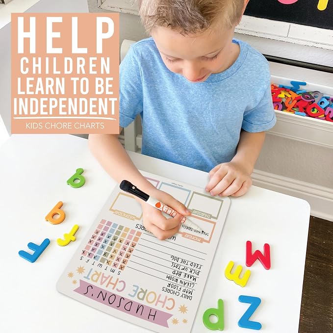 Magnetic Chore Chart for Kids Multiple Kids Chore Board for Home and School - Image 4