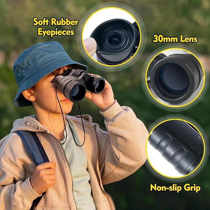 Binoculars for Kids, Kids Binoculars for 3-12 Boys Girls, Outdoor Toys - Image 4