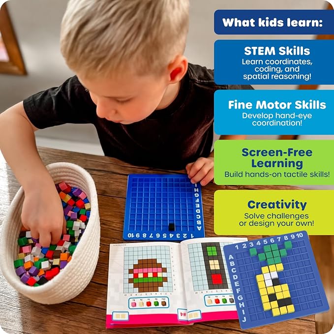 Learning Resources STEM Explorers Pixel Art Challenge - Image 3