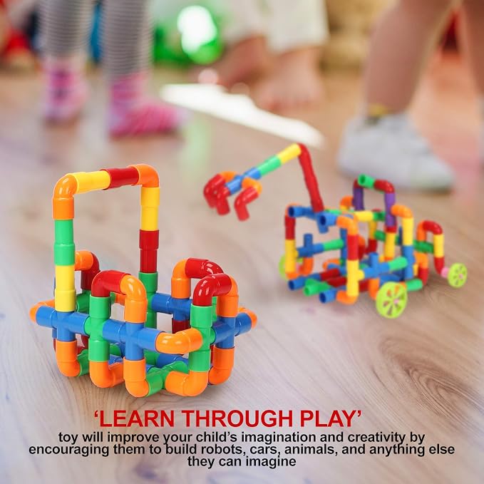 STEM Building Blocks Toy for Kids, Educational Toddlers Preschool Brain Toy Kit, Constructions Toys for 3 4 5 6 7 8 Years Age Boys and Girls–Creativity Kids Materials Toys - Image 6