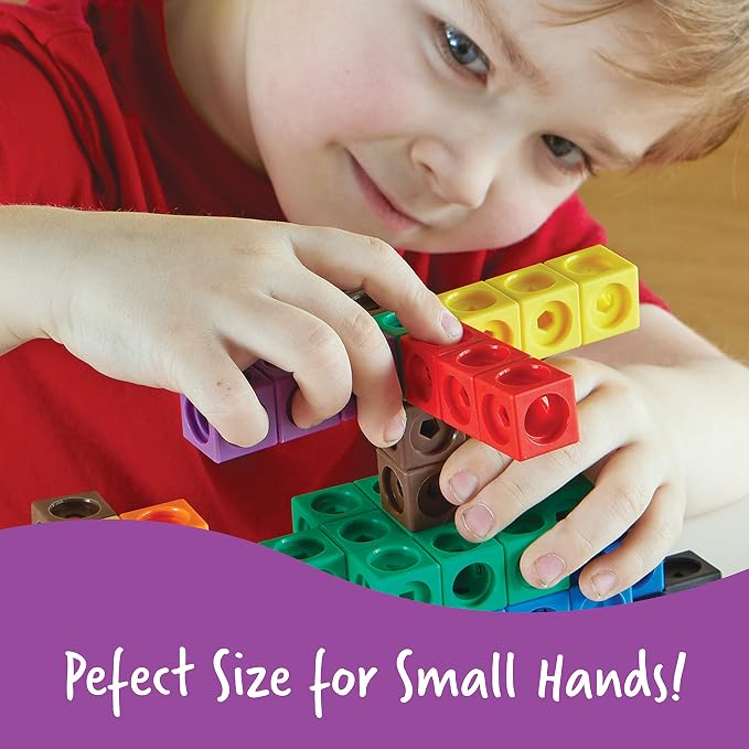 Learning Resources MathLink Cubes Elementary Math Activity Set - - Image 5