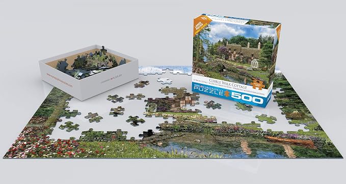 Cobble Walk Cottage by Dominic Davidson Puzzle, 500-Piece - Image 3