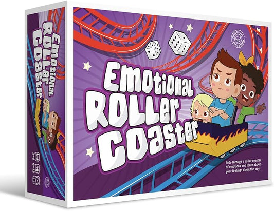 Emotional Rollercoaster | Anger Management Board Game For Kids & Families | Therapy Learning Resources | Anger Control Card Game | Emotion Board Games Games For Kids ages 4-8 -12 | Social Emotional by STORM