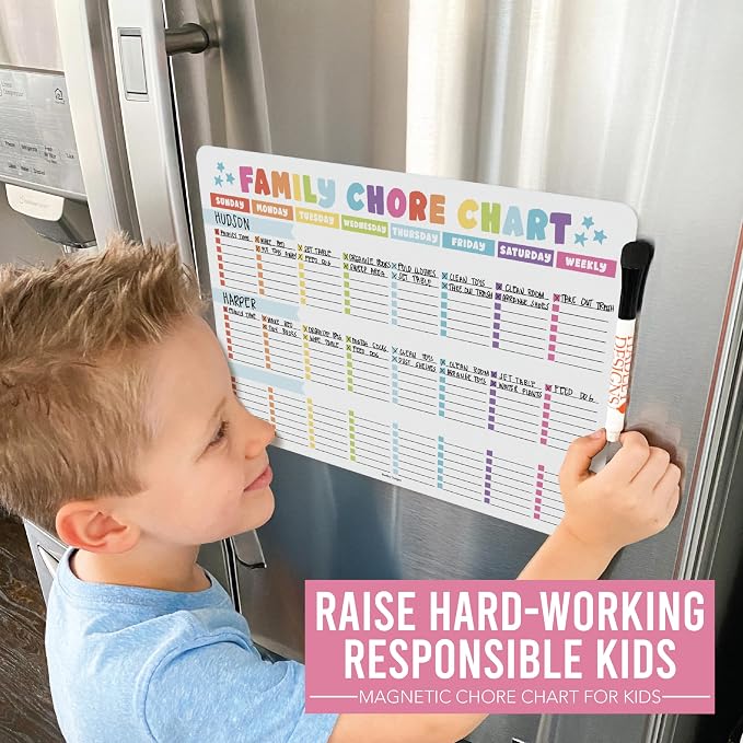 Magnetic Chore Chart for Kids Multiple Kids, Chore Board Adults and Teens - Image 2