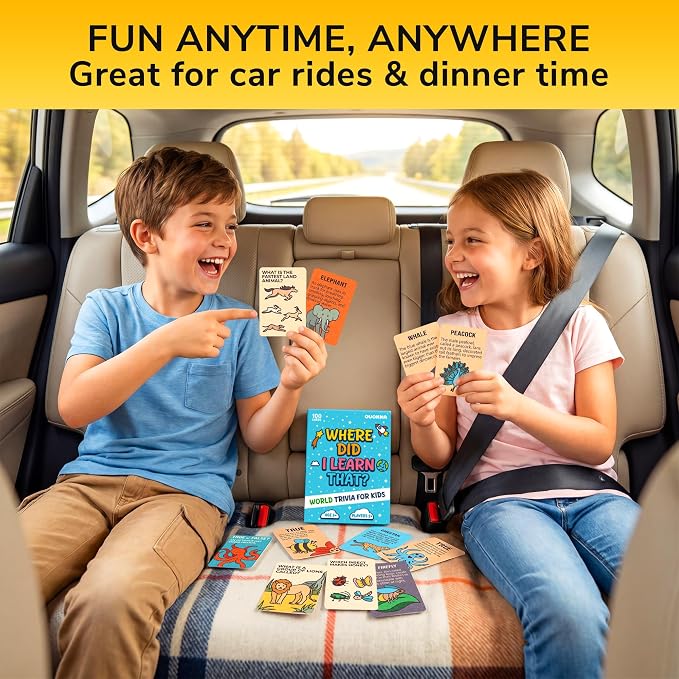 Quokka Trivia Games for Kids - Geography, Culture and Fun Facts Card Game - Image 7