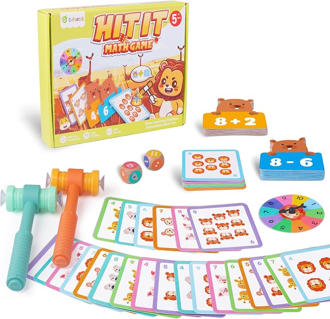 D-FantiX Addition and Subtraction Games, Math Games for Kids by D-FantiX
