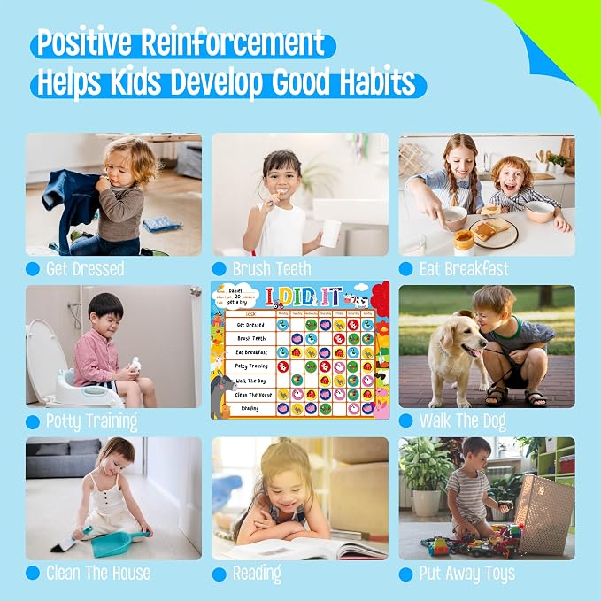 Magnetic Reward Chart, One Chart & 72 Magnetic Reward Magnets - Image 6