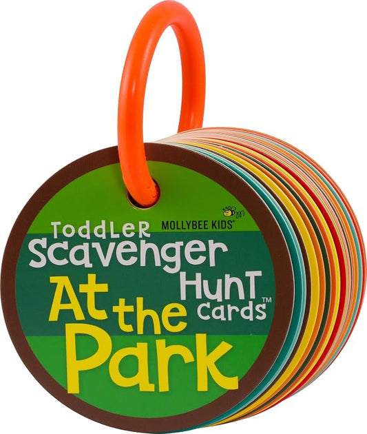 MOLLYBEE Kids Toddler Outdoor Scavenger Hunt Cards at The Park, Toddler Games, Gifts for Ages 2, 3, 4 by MollybeeKids