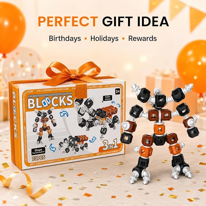 Creative 3-in-1 Robot STEM Toys for 4 5 6 7 8+ Year Old Kids Birthday Gifts - Image 7